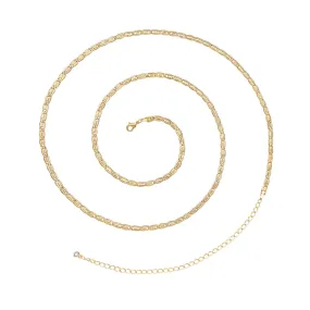 14K Gold Adjustable Sexy Waist Body Chains-Stud Chain