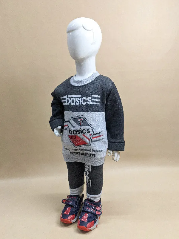 1Yr - 4Yrs Basics Grey Suit For Kids SG BS113