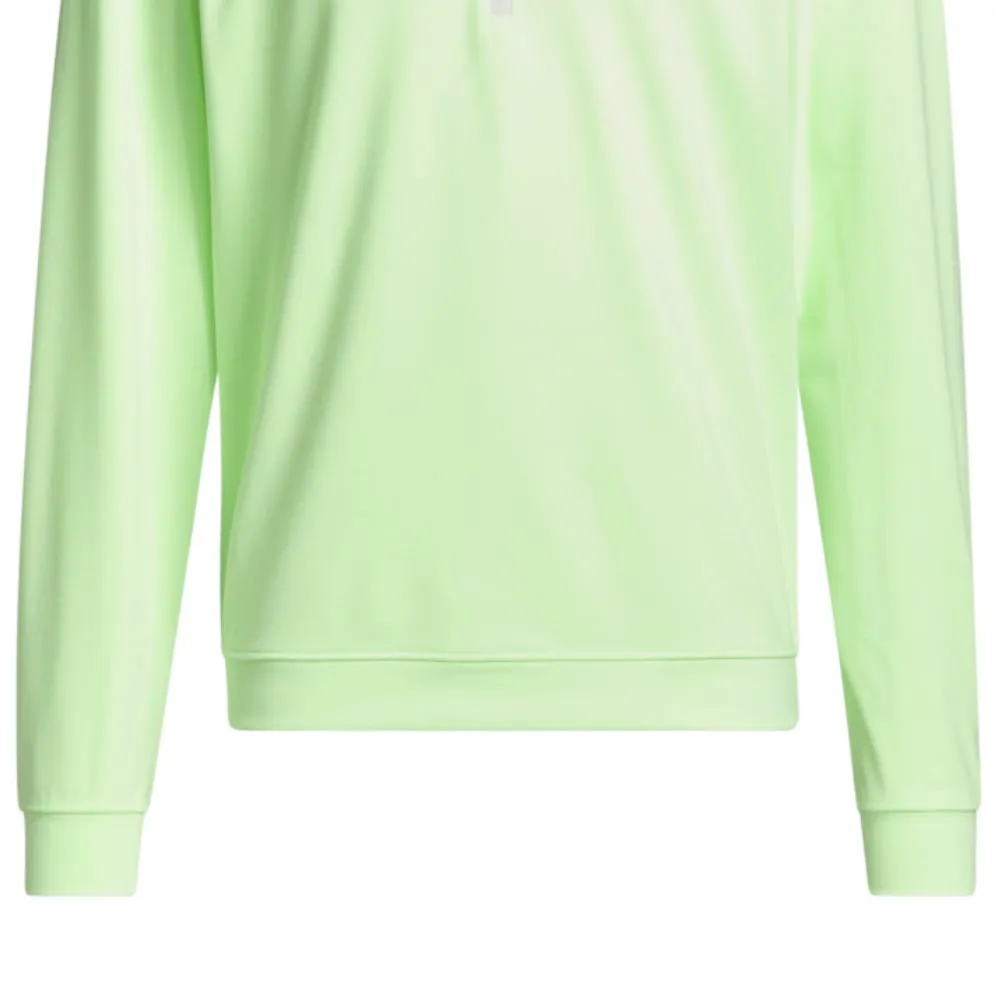 adidas Elevated 1/4 Zip Pullover - Green Spark