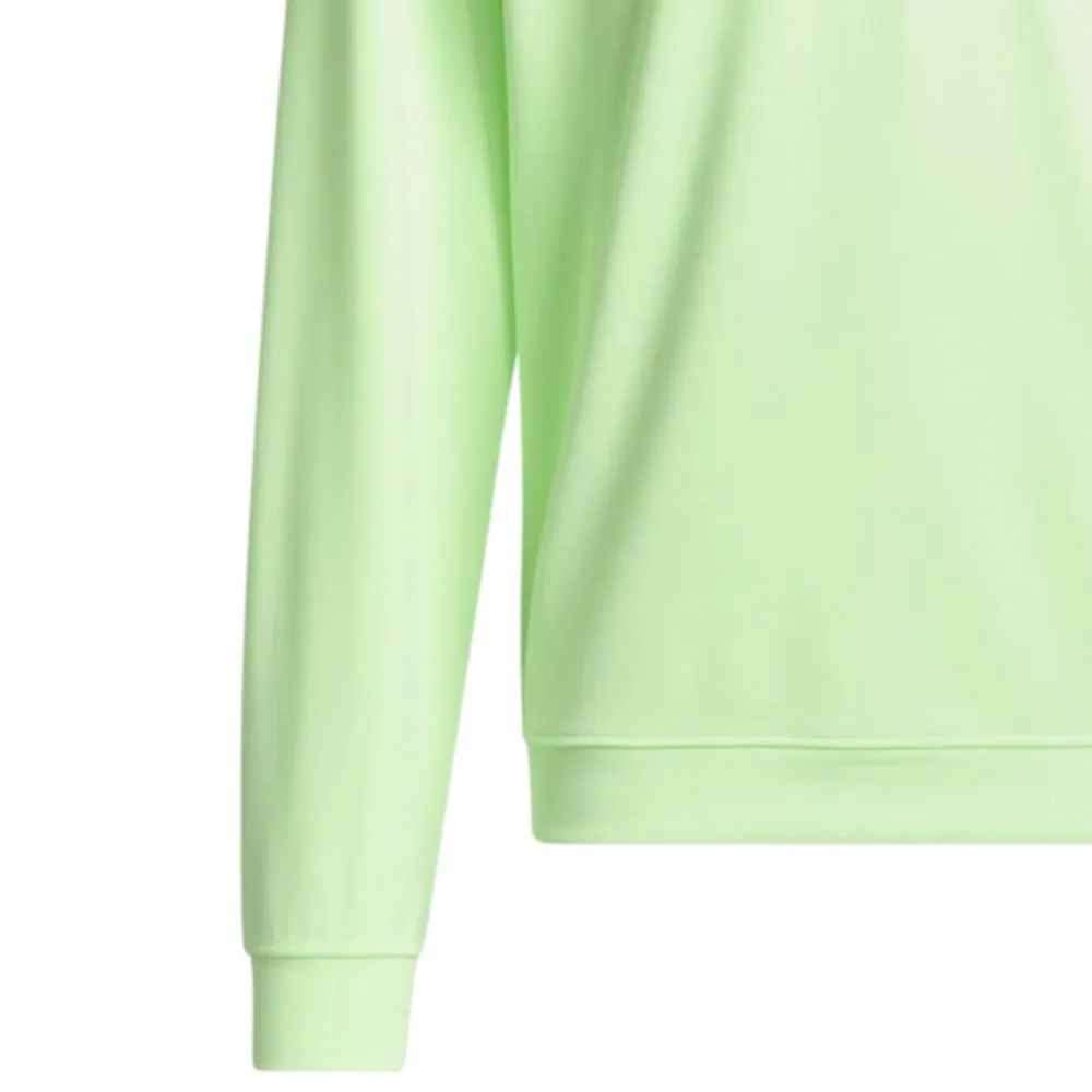 adidas Elevated 1/4 Zip Pullover - Green Spark