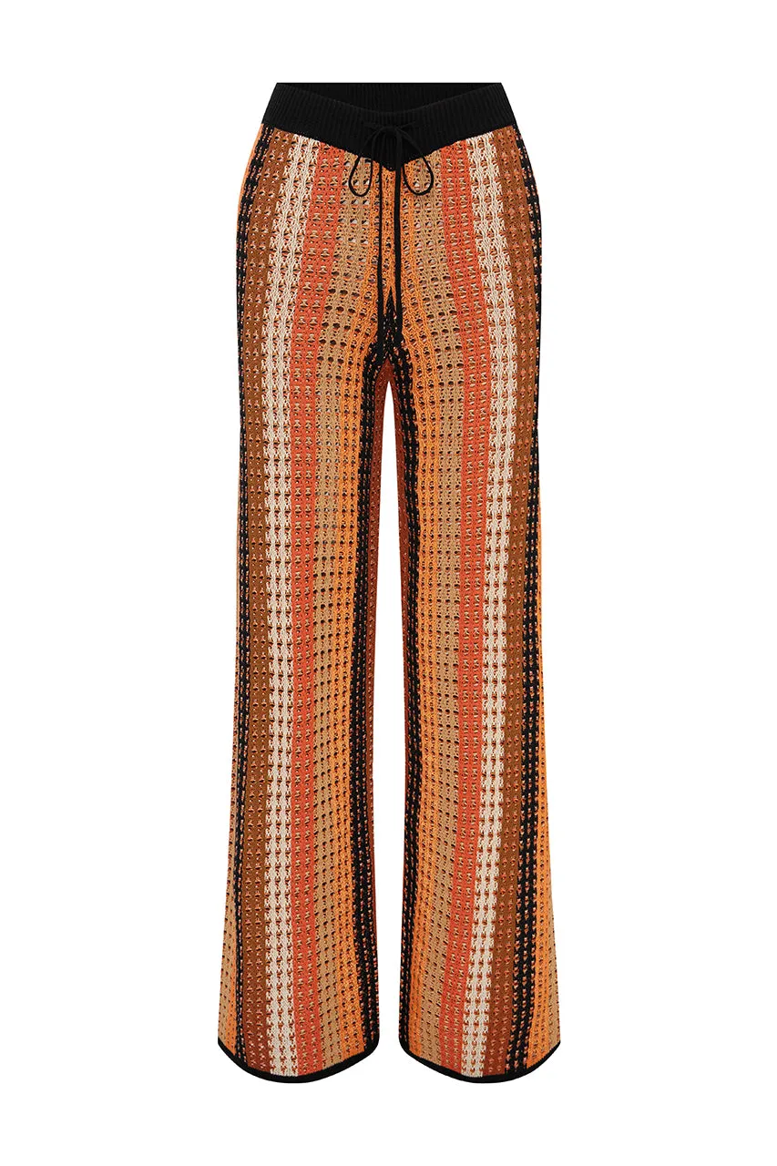 AIMEE PANT - ORANGE MULTI