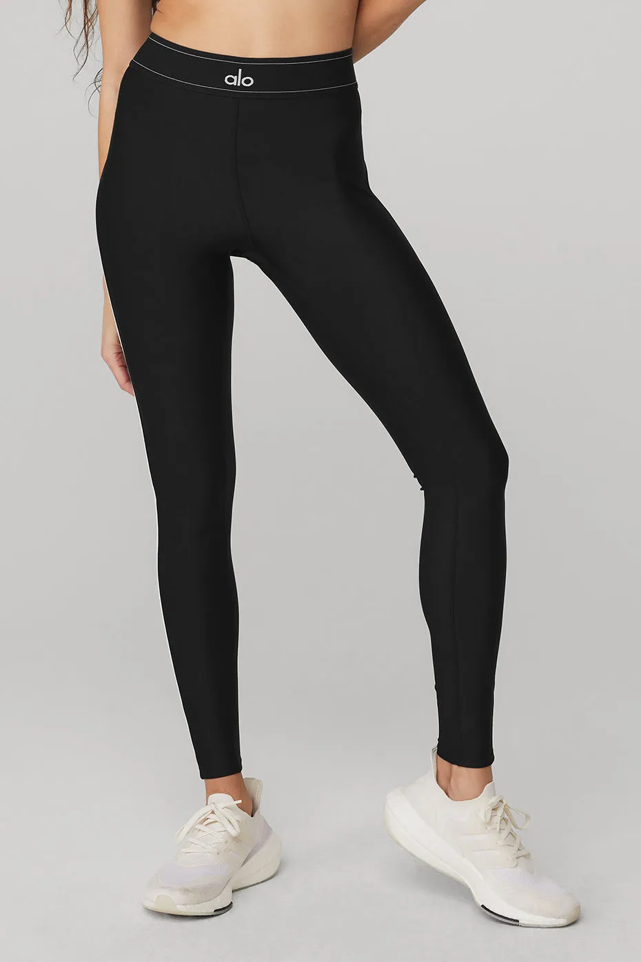 Airlift High-Waist Suit Up Legging - Black/White