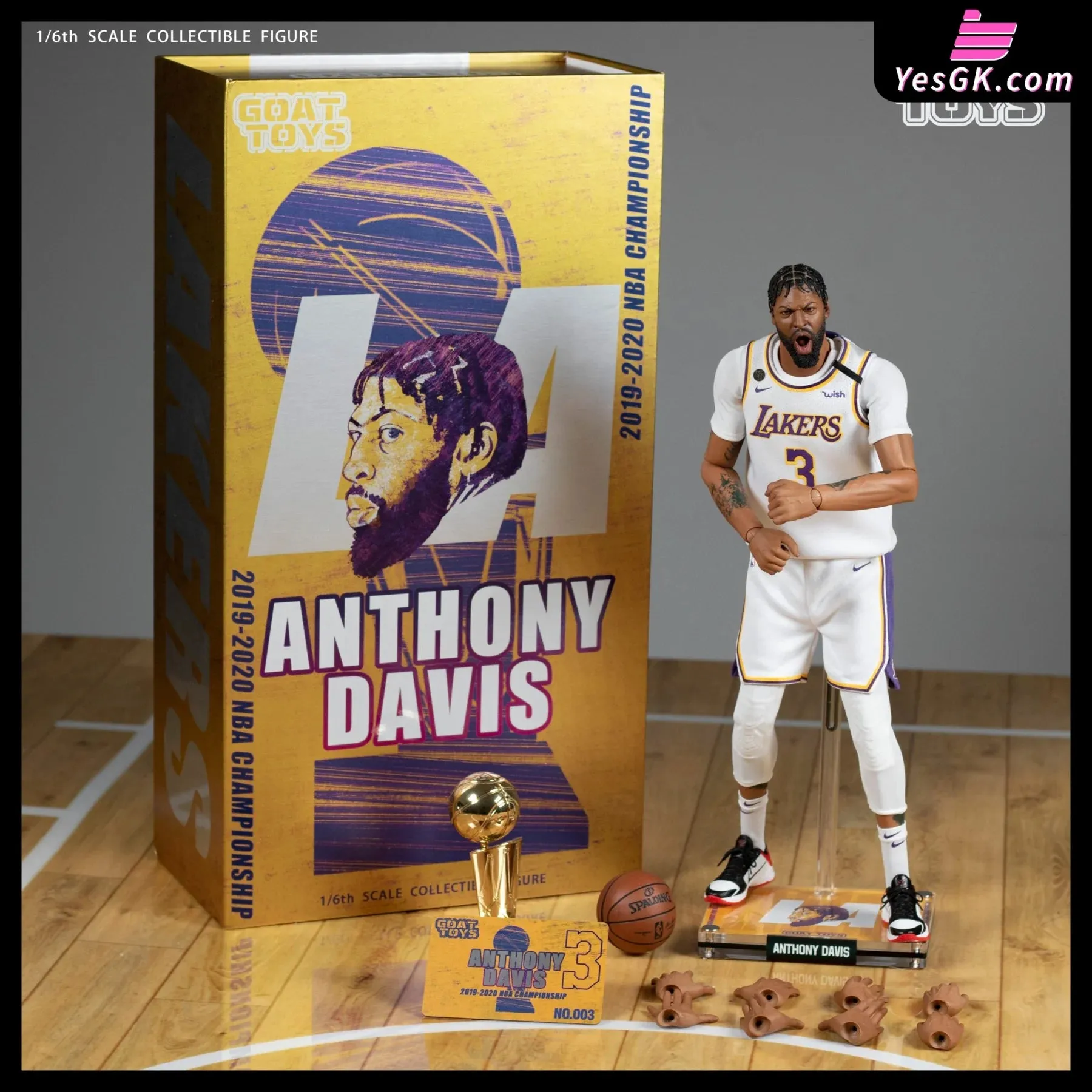 Anthony Davis LAL Championship Set Action Figure - Goat Toys Studio [Pre-Order]