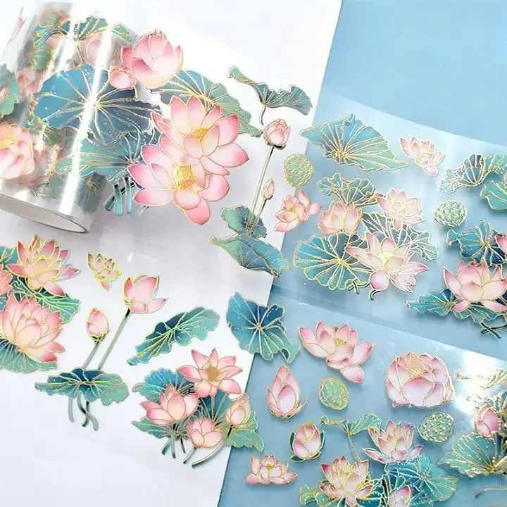 Antique Flower Decoration Design Washi Tape