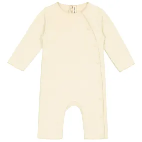 Baby Suit With Snaps in Cream by Gray Label