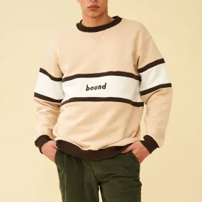 bound 'Tabernas' Panel Sweater - Sand