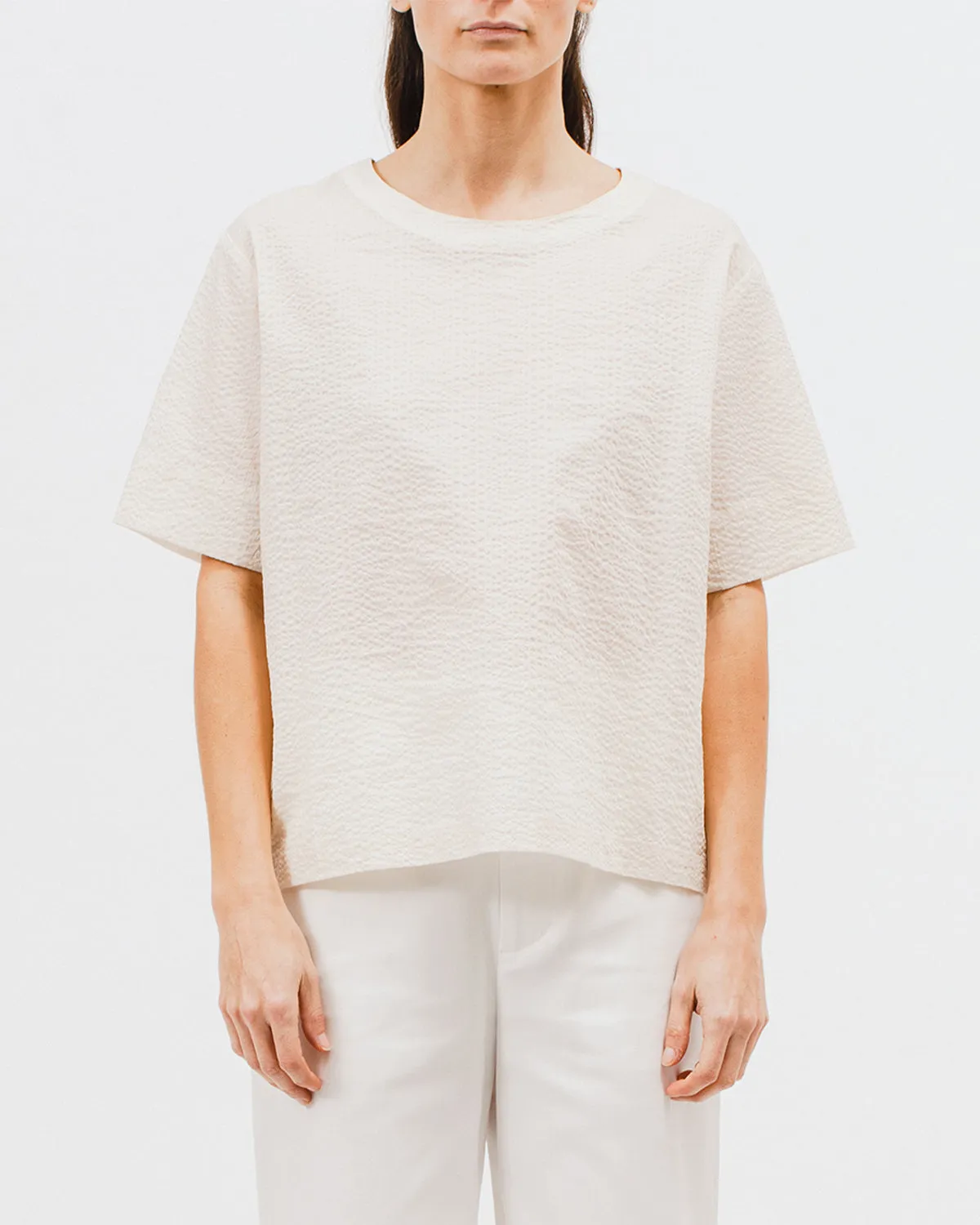 Boxy SS Shirt - Natural W