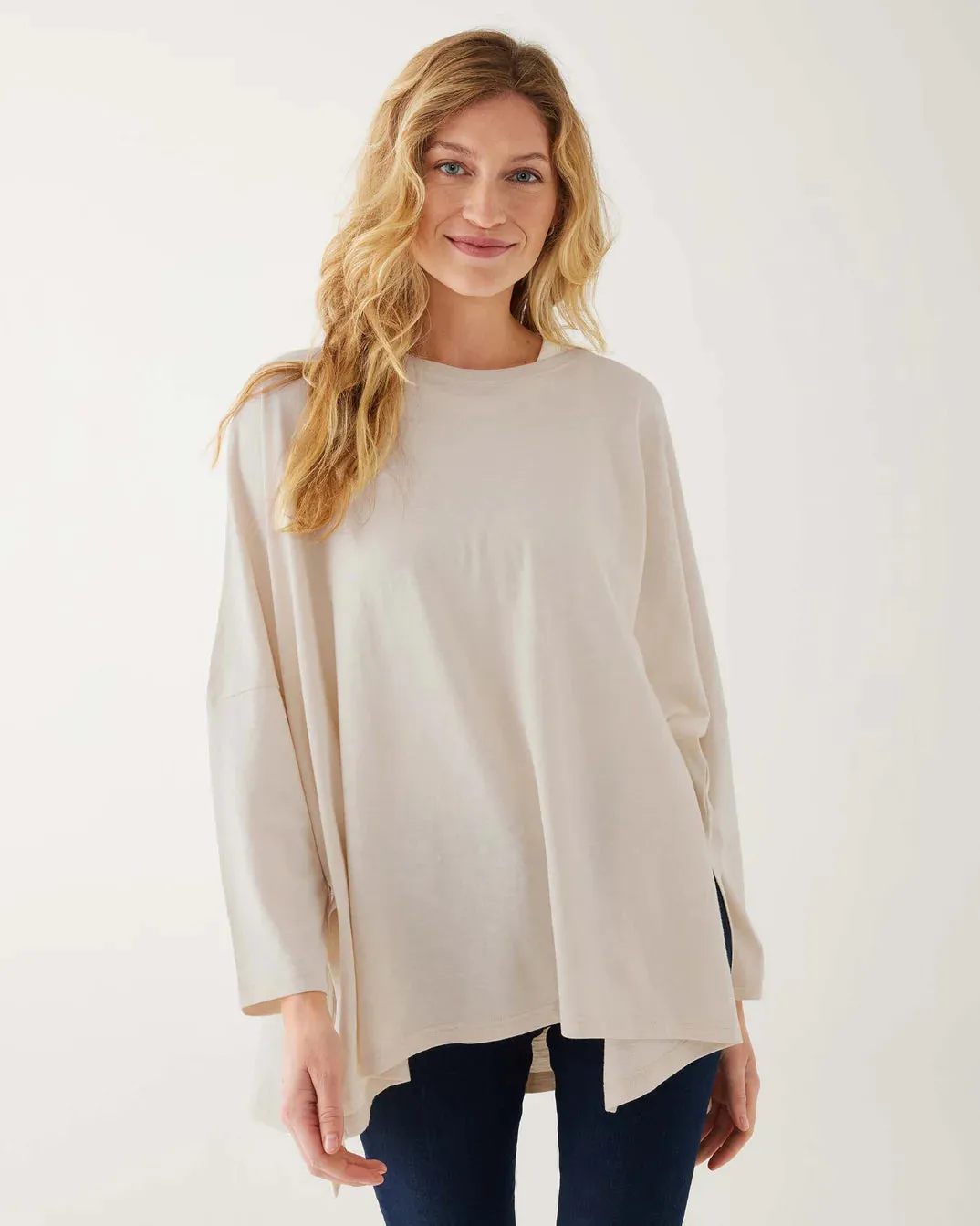 Catalina Slub Tee in Moonstone