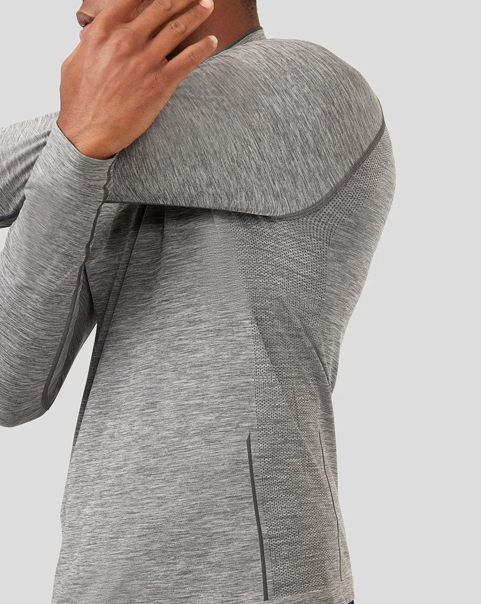 Charcoal Golf Seamless Long Sleeve Mock Neck