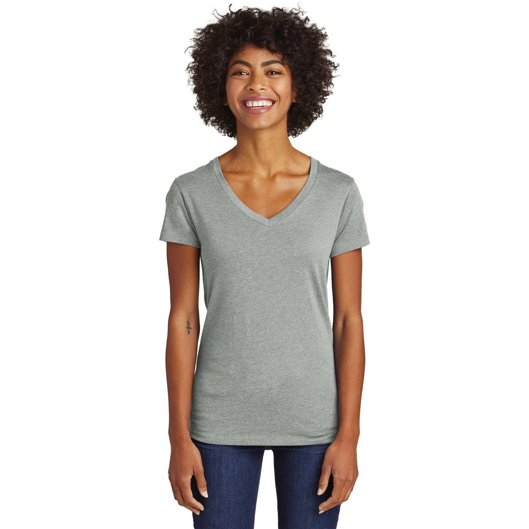 CLOSEOUT - Alternative Women's Runaway Blended Jersey V-Neck Tee