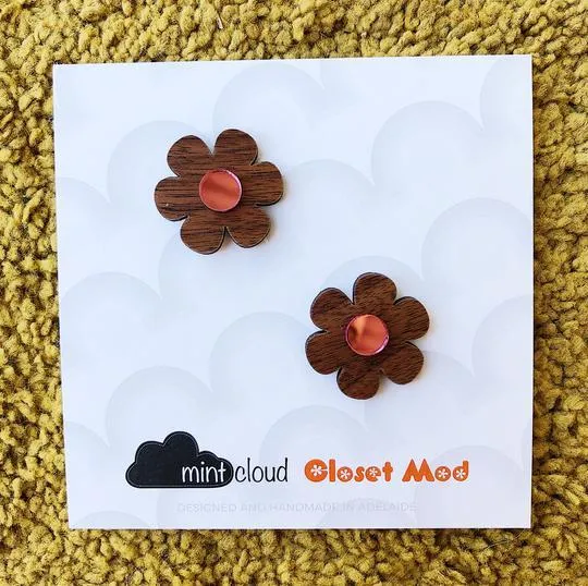 Closet Mod & Mintcloud Collaboration Earrings - Flower Studs*