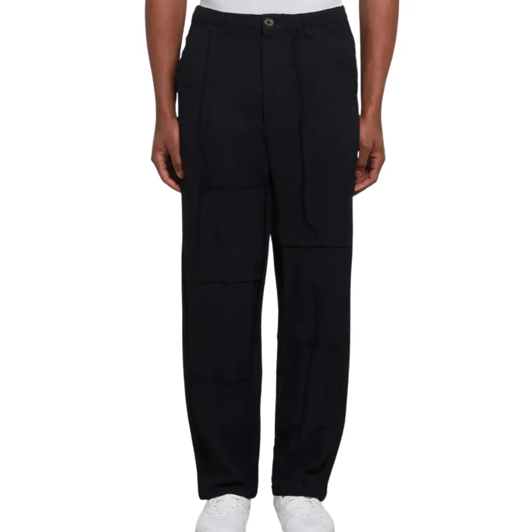 COMME des GARÇONS Shirt Raw Hem Trousers - Black