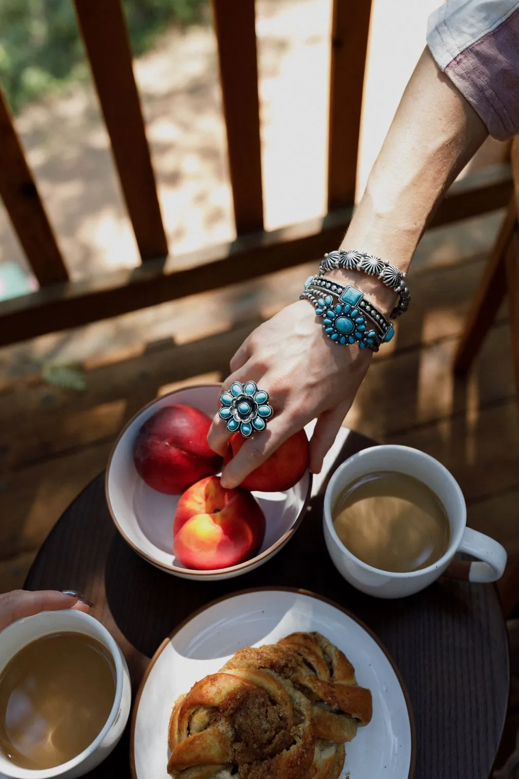 Desert Song Concho Ring - Turquoise