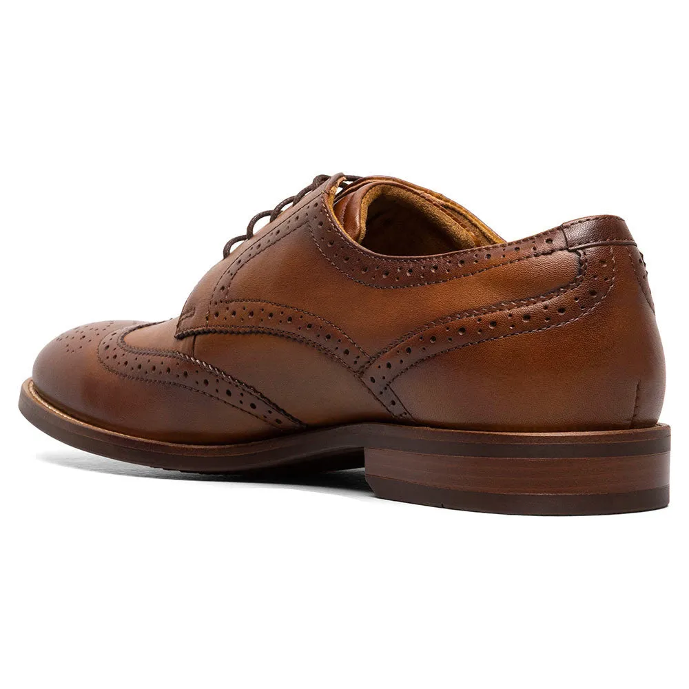 Florsheim Rucci Wingtip Oxford Men’s Cognac Dress Shoes