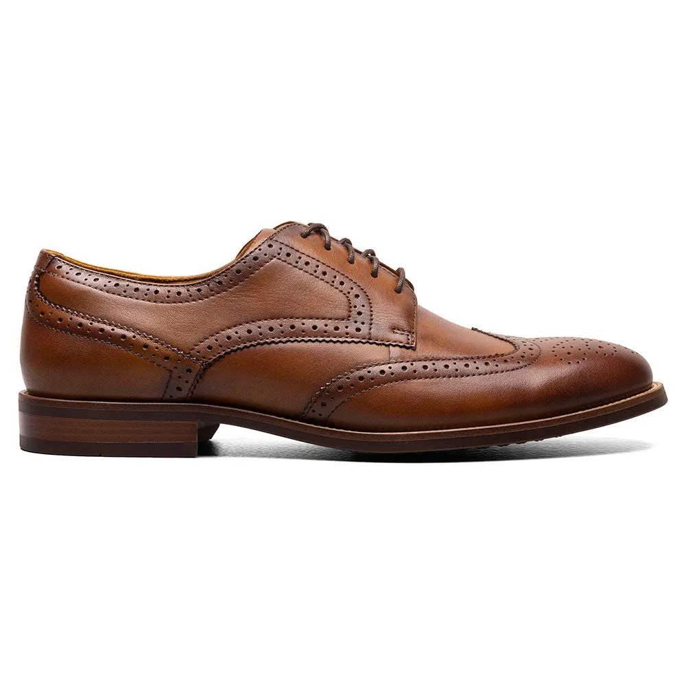 Florsheim Rucci Wingtip Oxford Men’s Cognac Dress Shoes