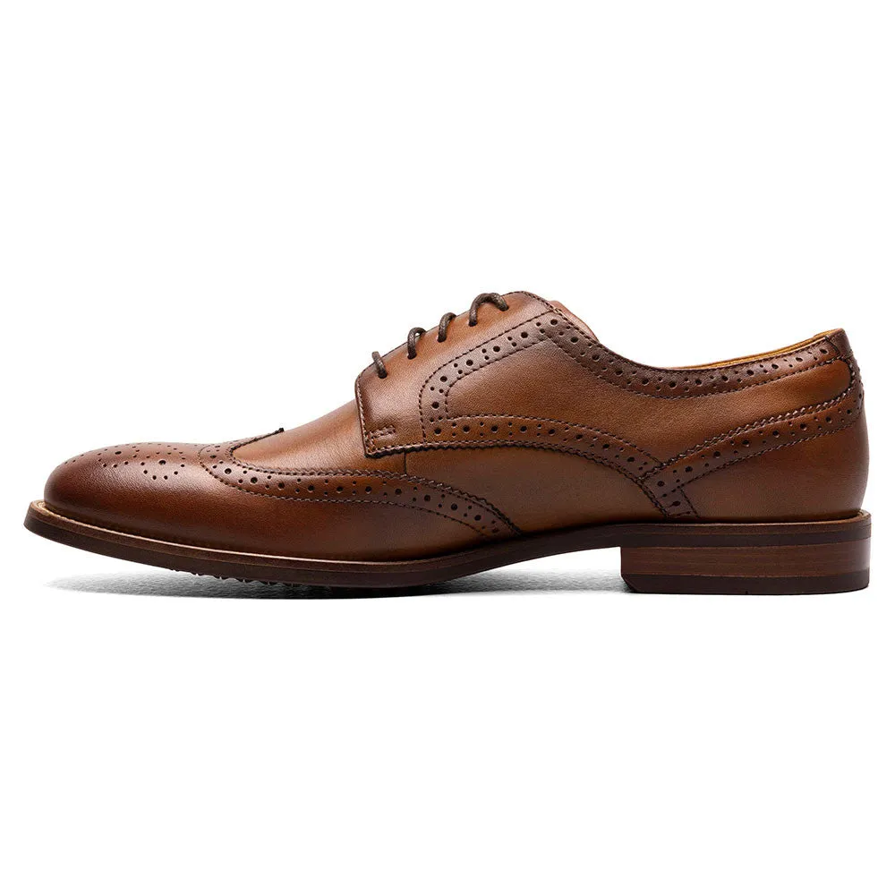 Florsheim Rucci Wingtip Oxford Men’s Cognac Dress Shoes