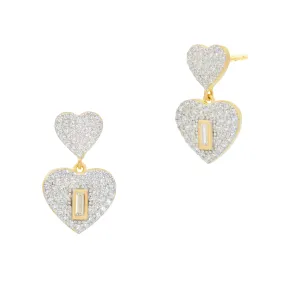 From the Heart Drop Earrings