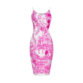 HERITAGE BREAST CANCER AWARENESS BODYCON-WHITE