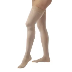 Jobst Opaque Closed Toe Thigh Highs w/ Silicone Dot Band - 30-40 mmHg