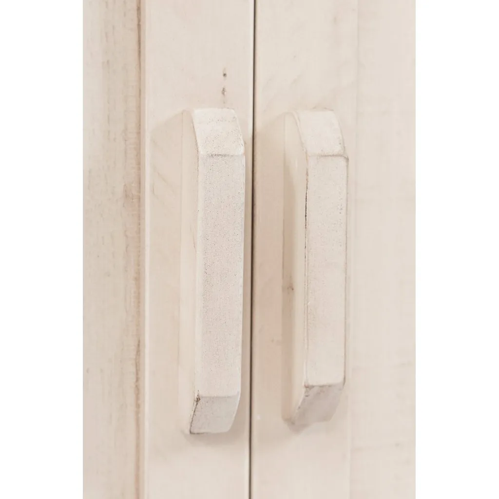 Loft 70" White Barn Door Server