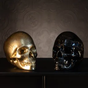 Marbled Skull Ornament