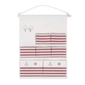 MINISO Sailor Pattern 7-section Hanging Multipurpose Organizer