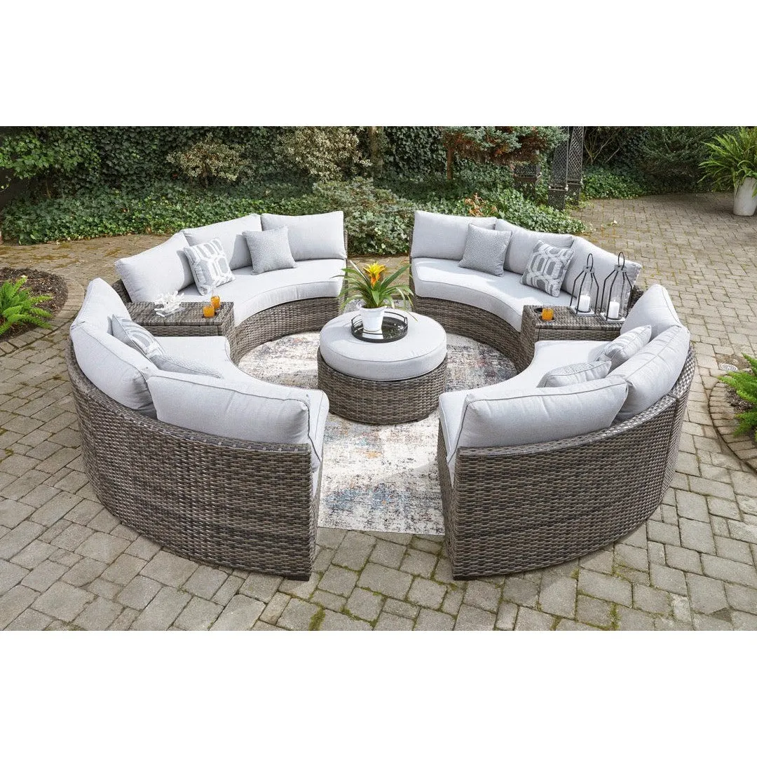 Montauk Curve Outdoor 32" Ottoman