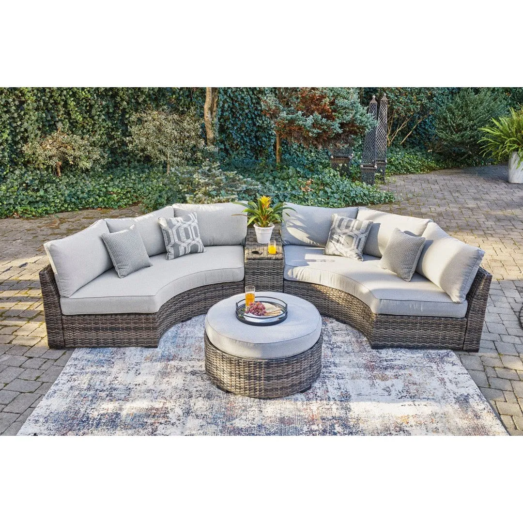 Montauk Curve Outdoor 32" Ottoman