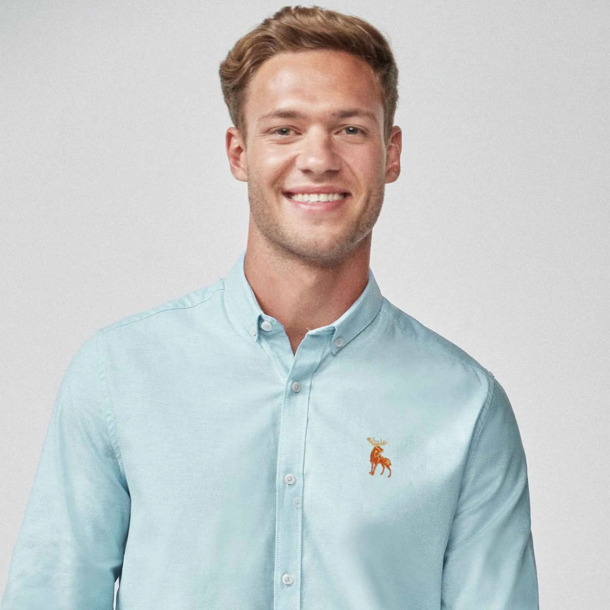 Polo Republica Men's Moose Embroidered Premium Casual Shirt