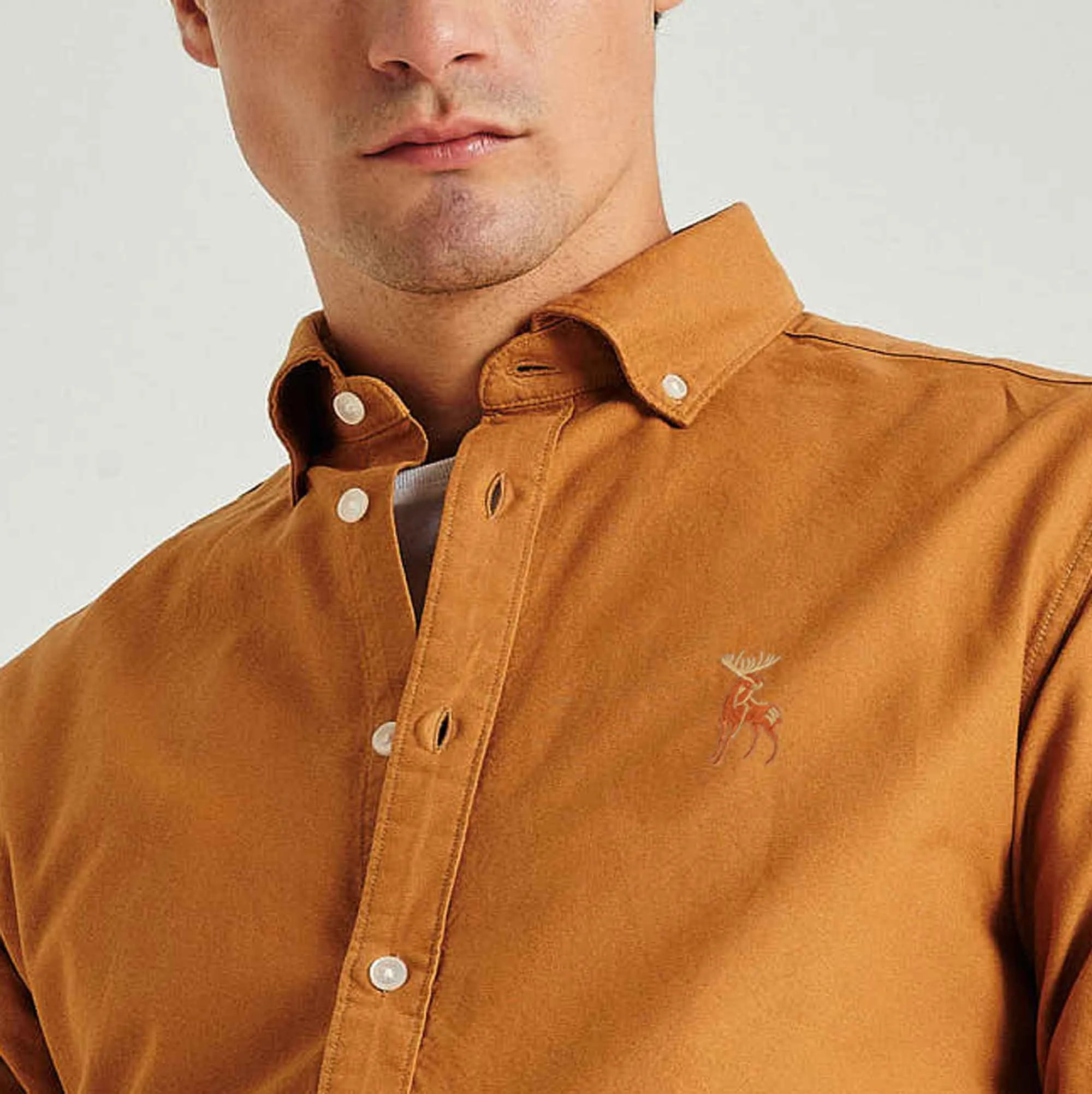 Polo Republica Men's Moose Embroidered Premium Casual Shirt