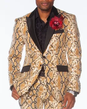 Prom Suit - Sequin Suit - Python 2 - Men - prom - Suits