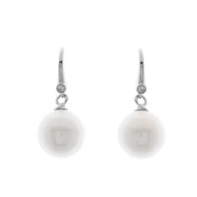 Sybella drop pearl earrings