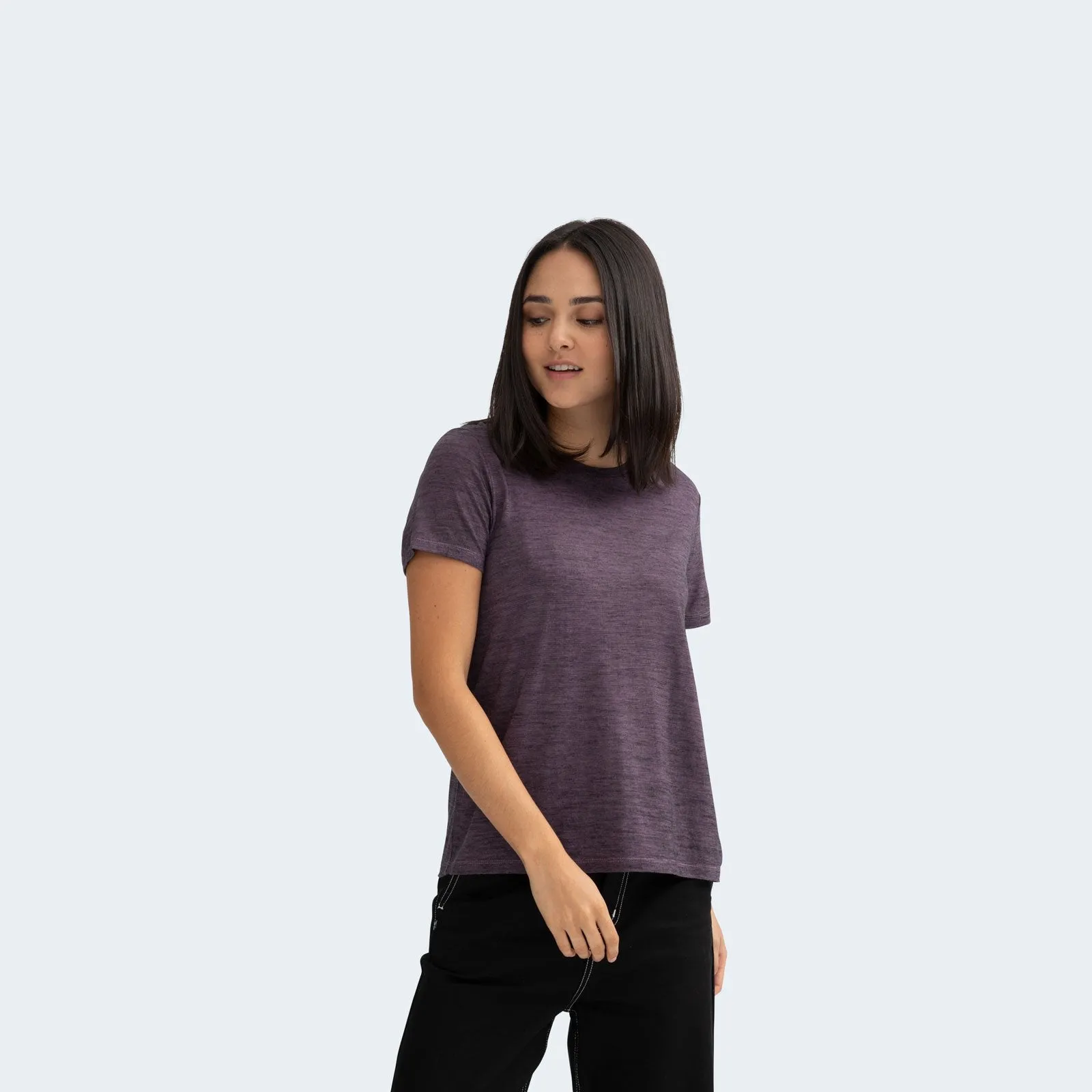 Women's Merino Wool Crew Neck T-Shirt