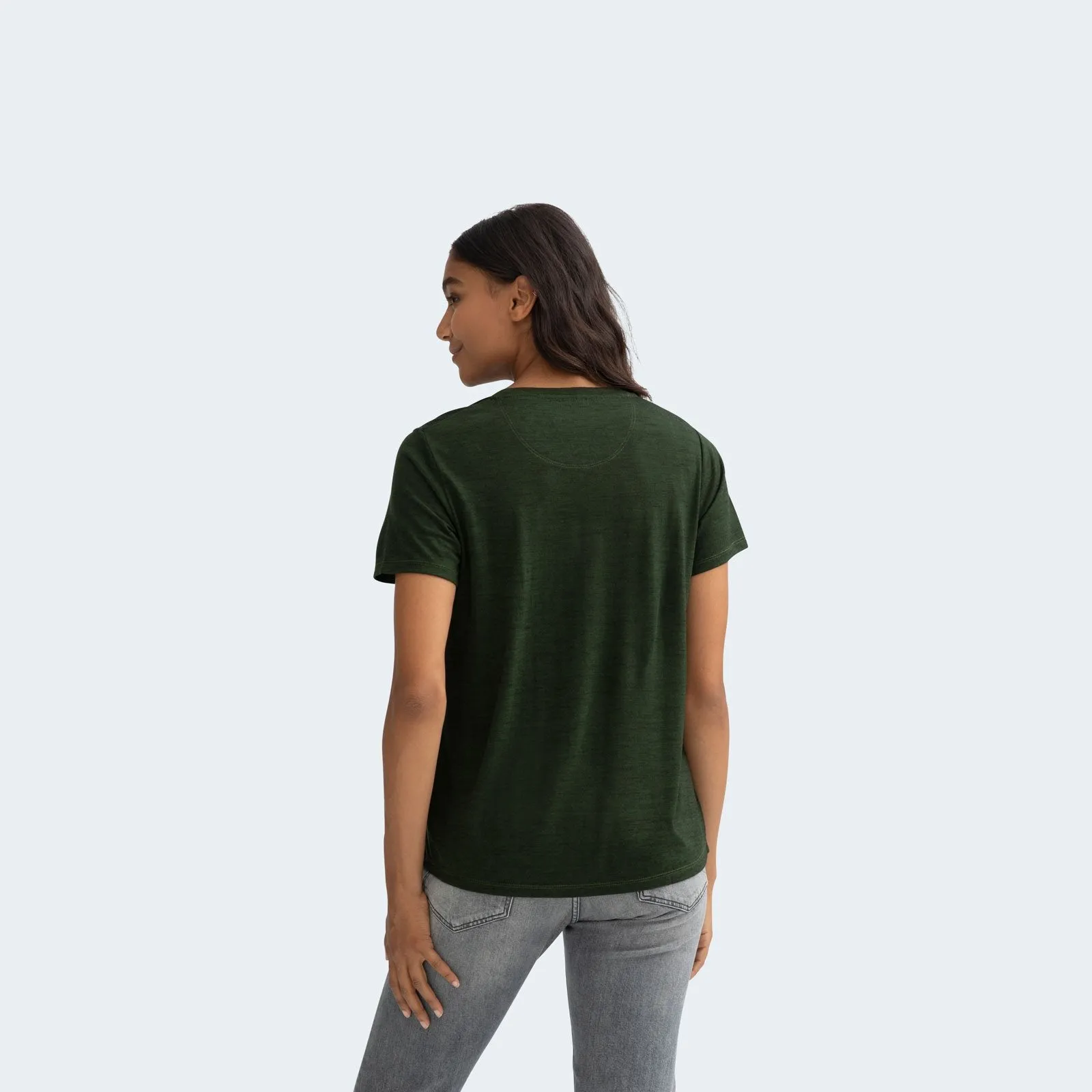 Women's Merino Wool Crew Neck T-Shirt