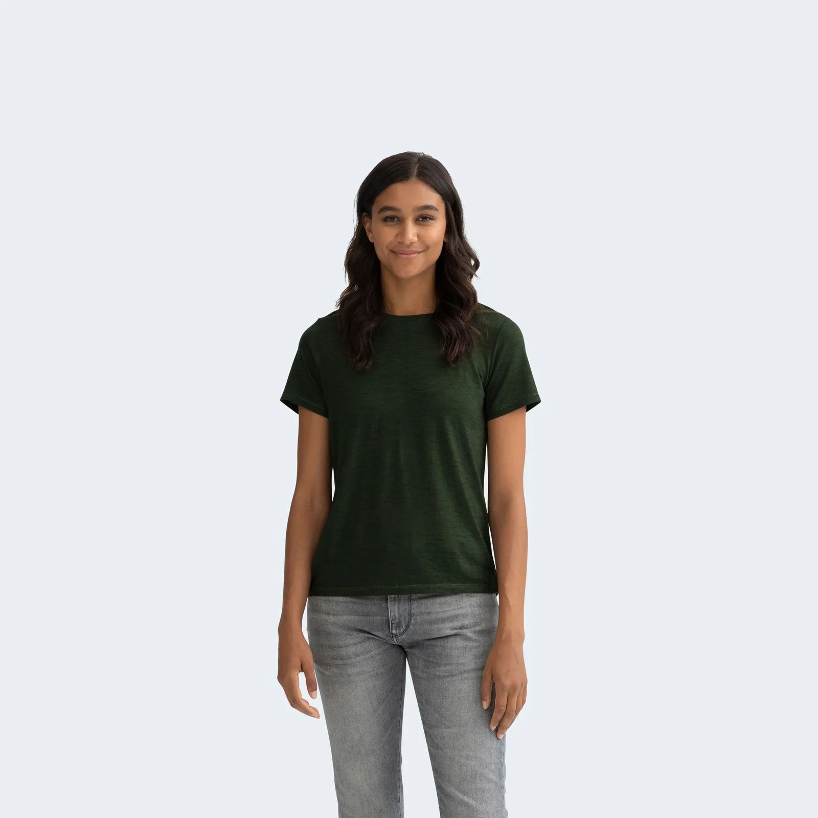 Women's Merino Wool Crew Neck T-Shirt