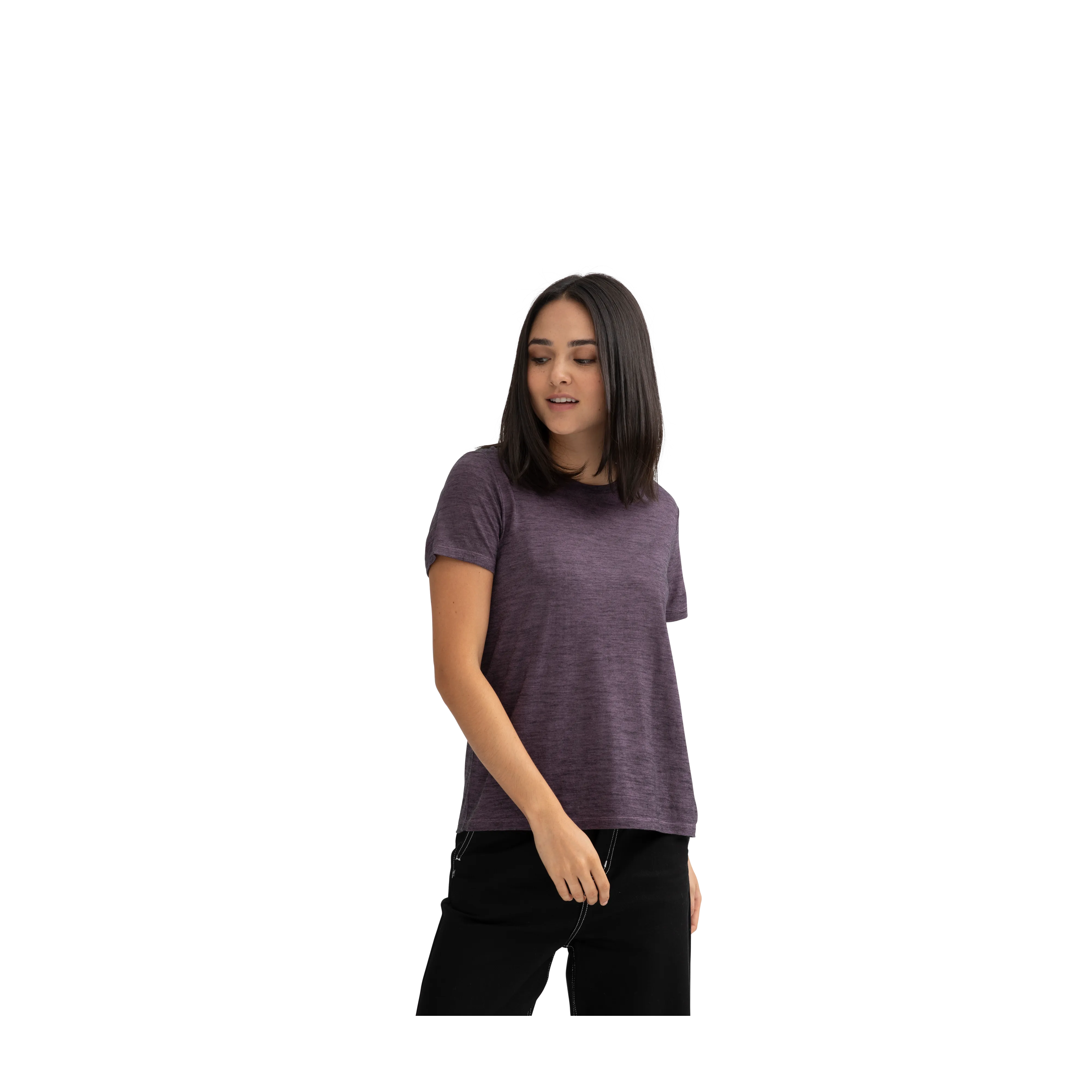 Women's Merino Wool Crew Neck T-Shirt