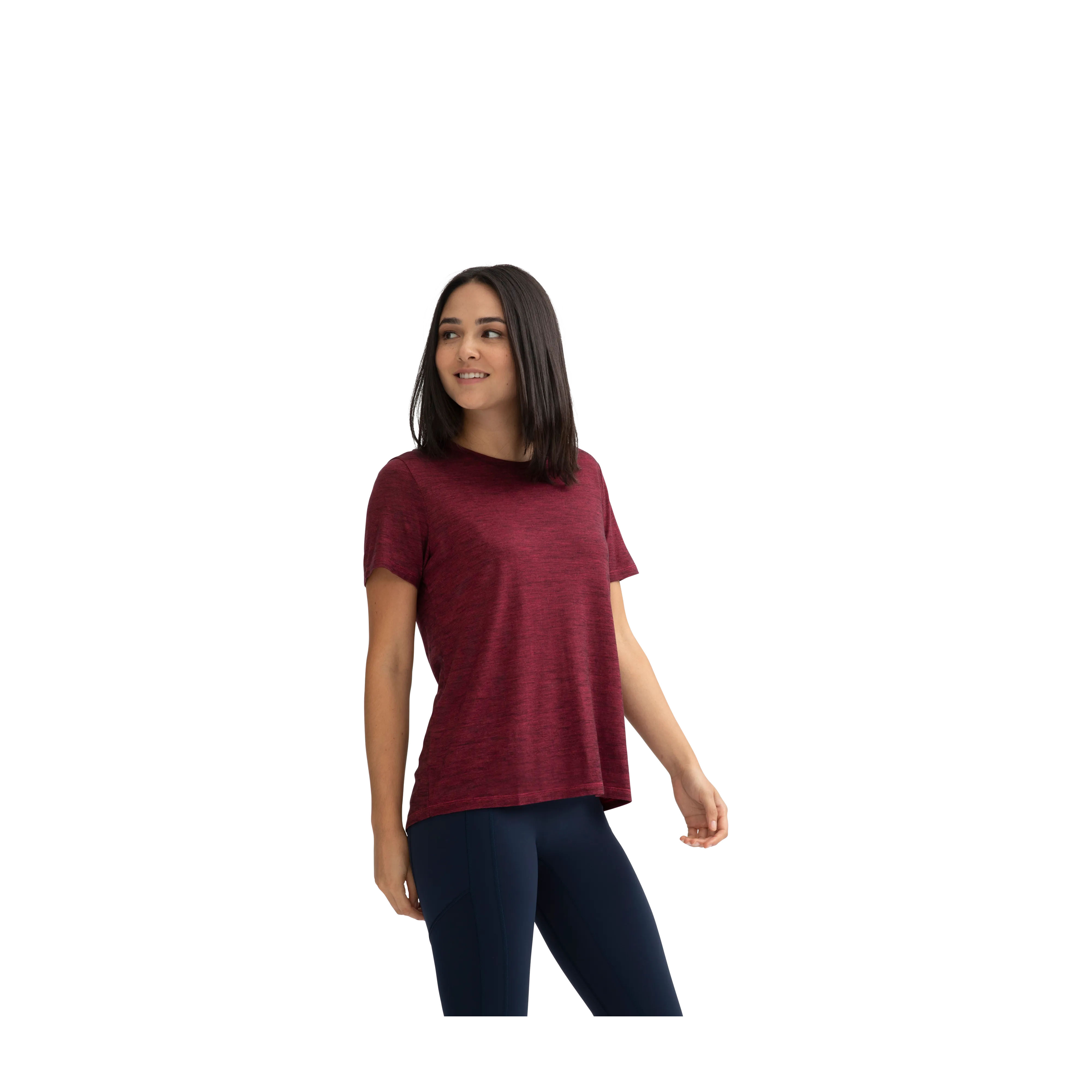 Women's Merino Wool Crew Neck T-Shirt