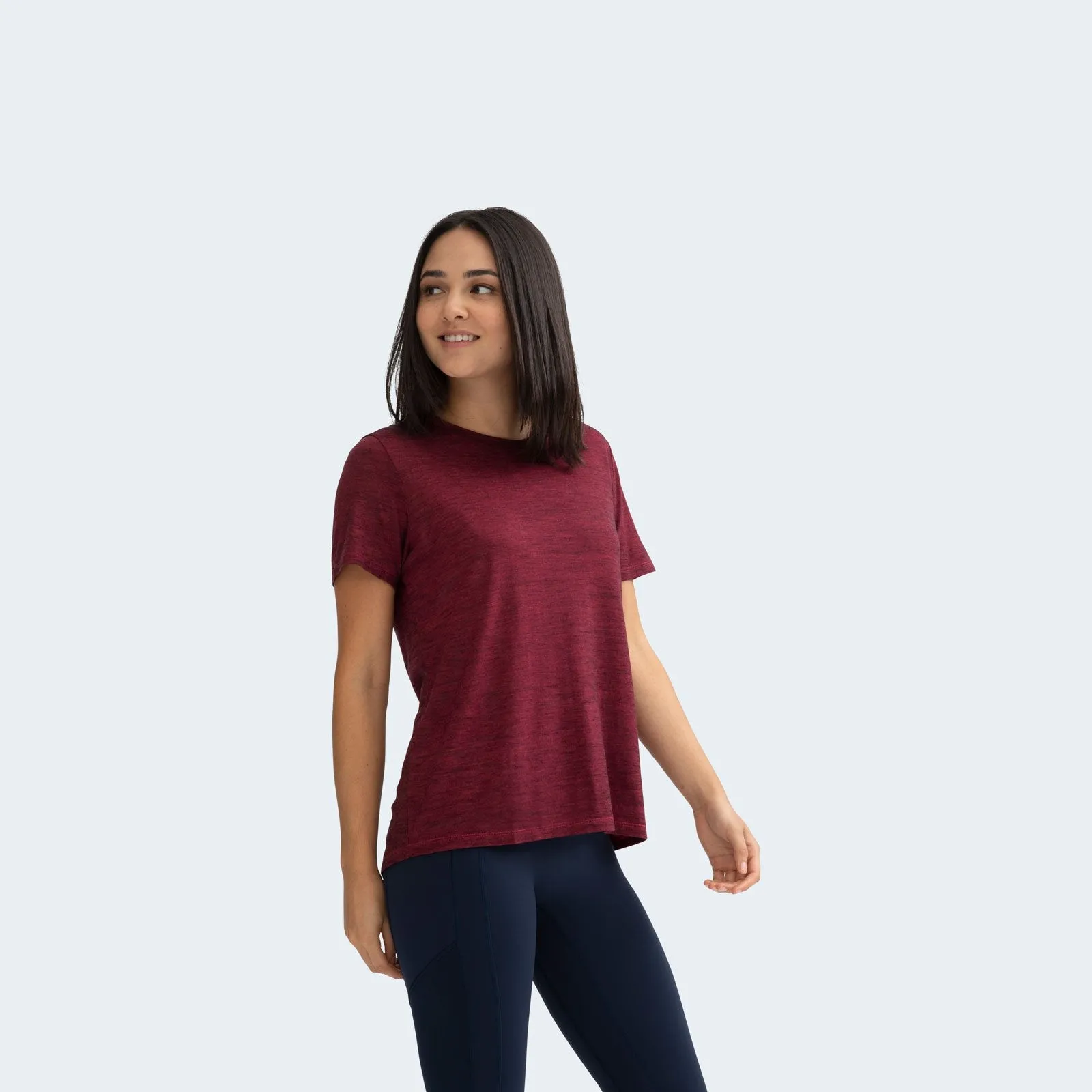 Women's Merino Wool Crew Neck T-Shirt