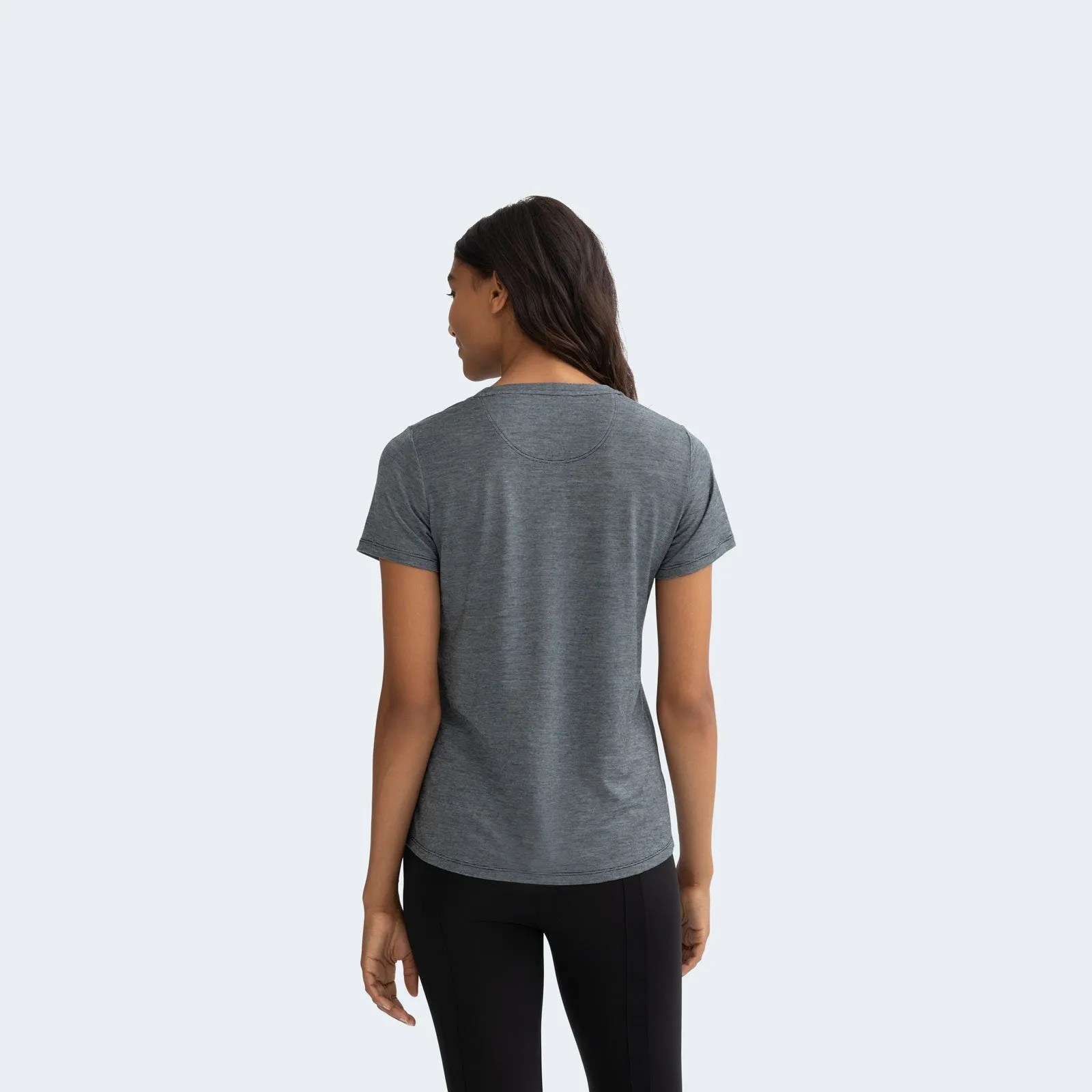 Women's Merino Wool Crew Neck T-Shirt