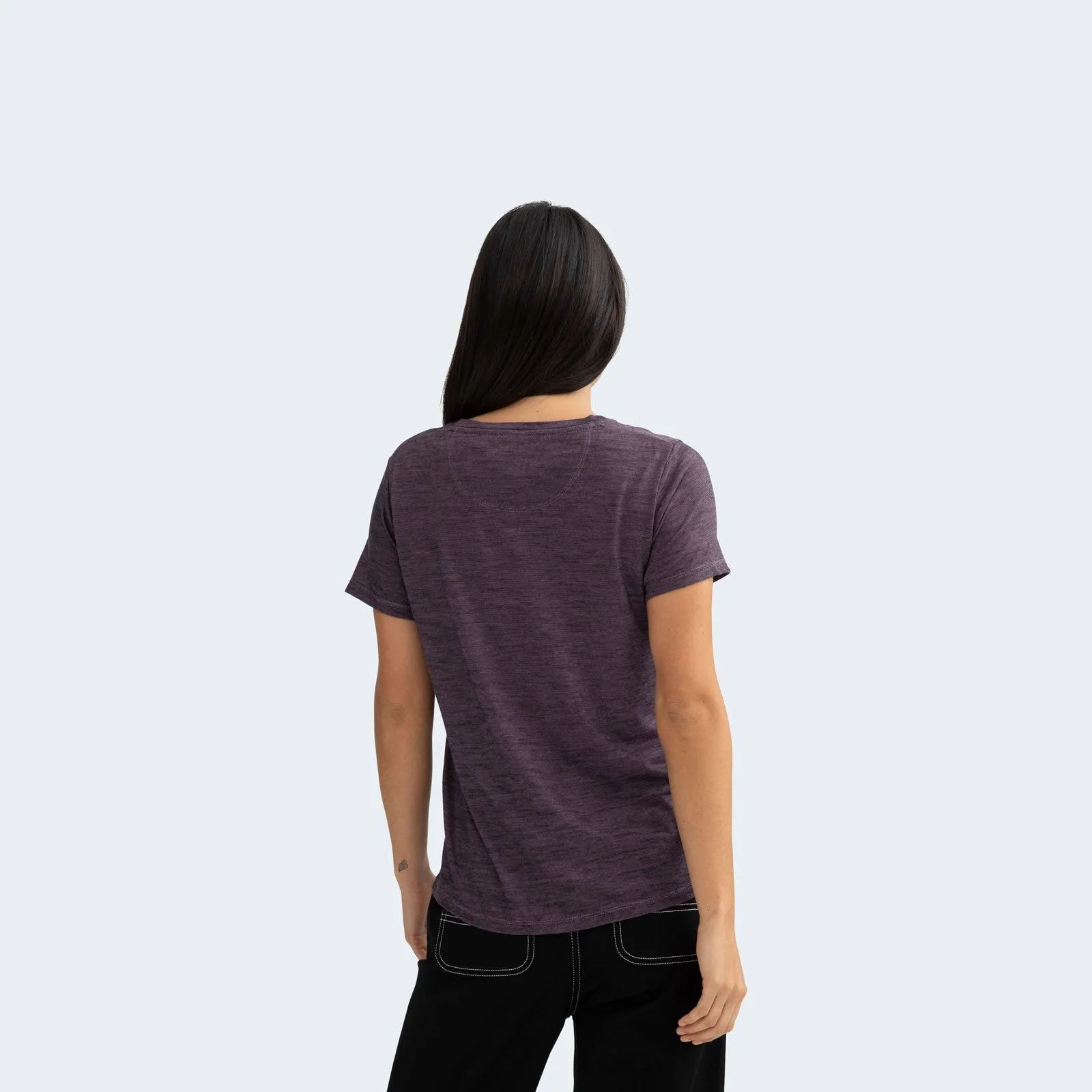 Women's Merino Wool Crew Neck T-Shirt