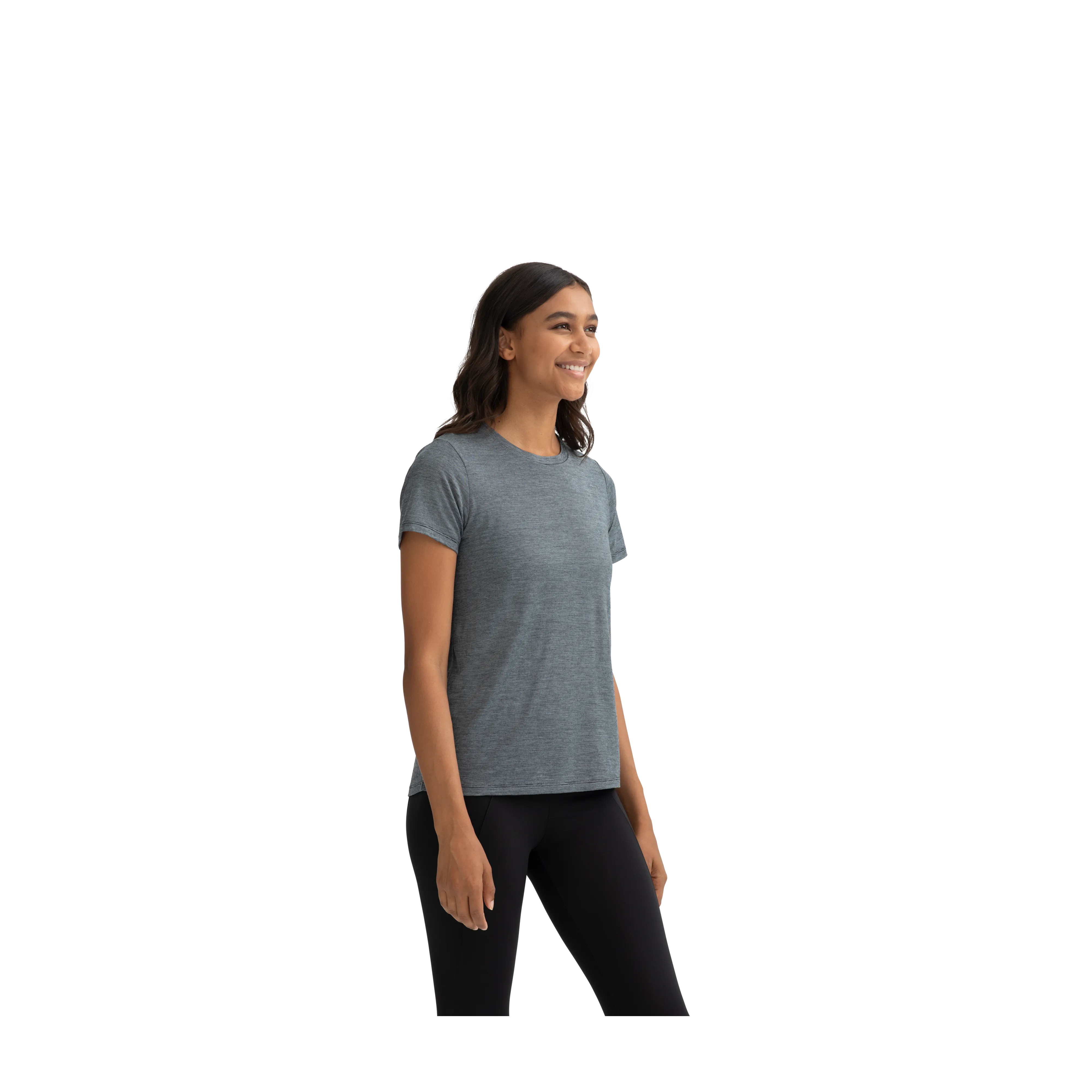 Women's Merino Wool Crew Neck T-Shirt