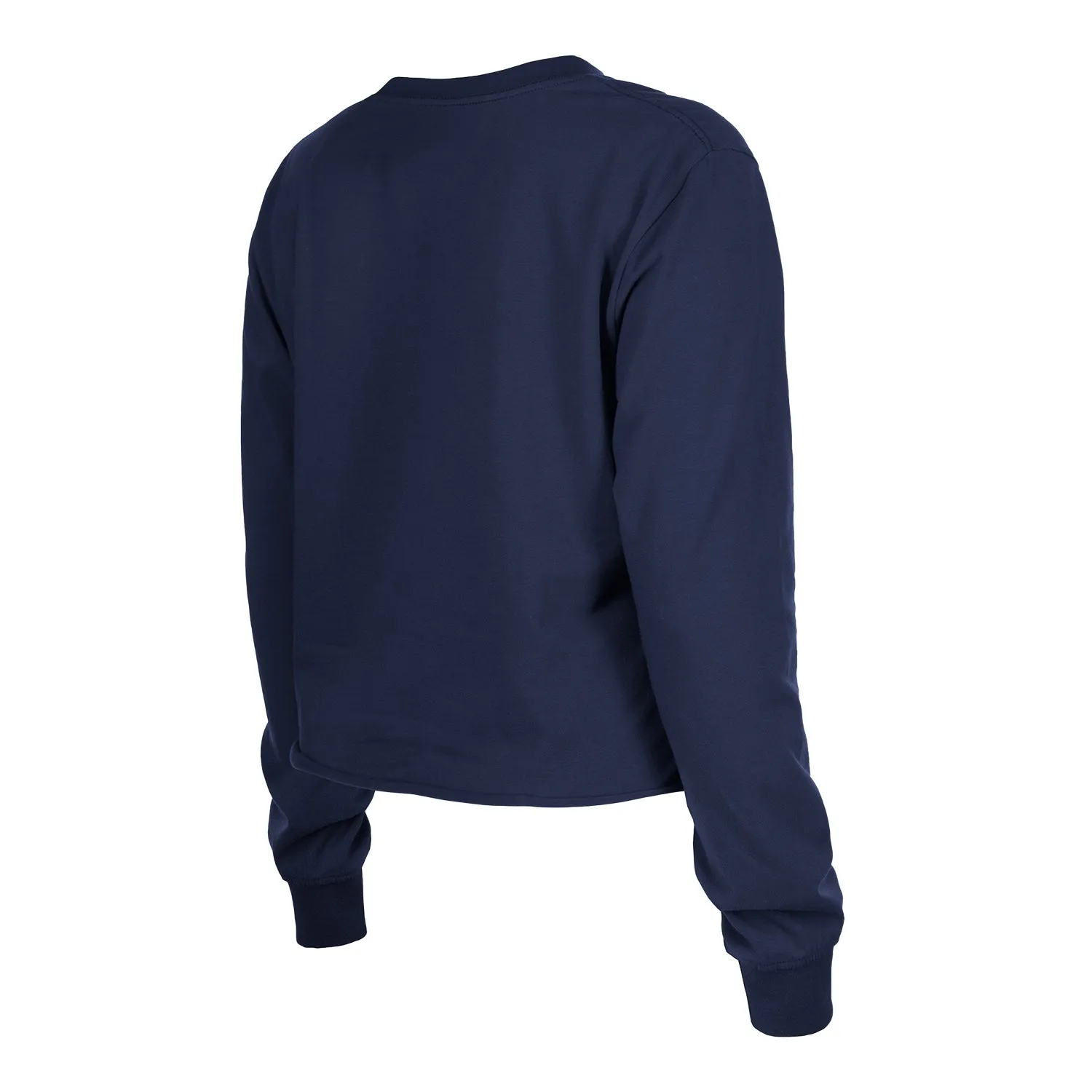 Women's New Era USMNT Cropped Navy Long Sleeve Tee