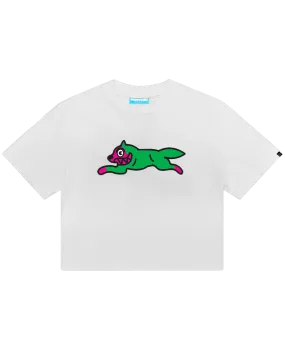 Womens Running Dog Cropped Tee