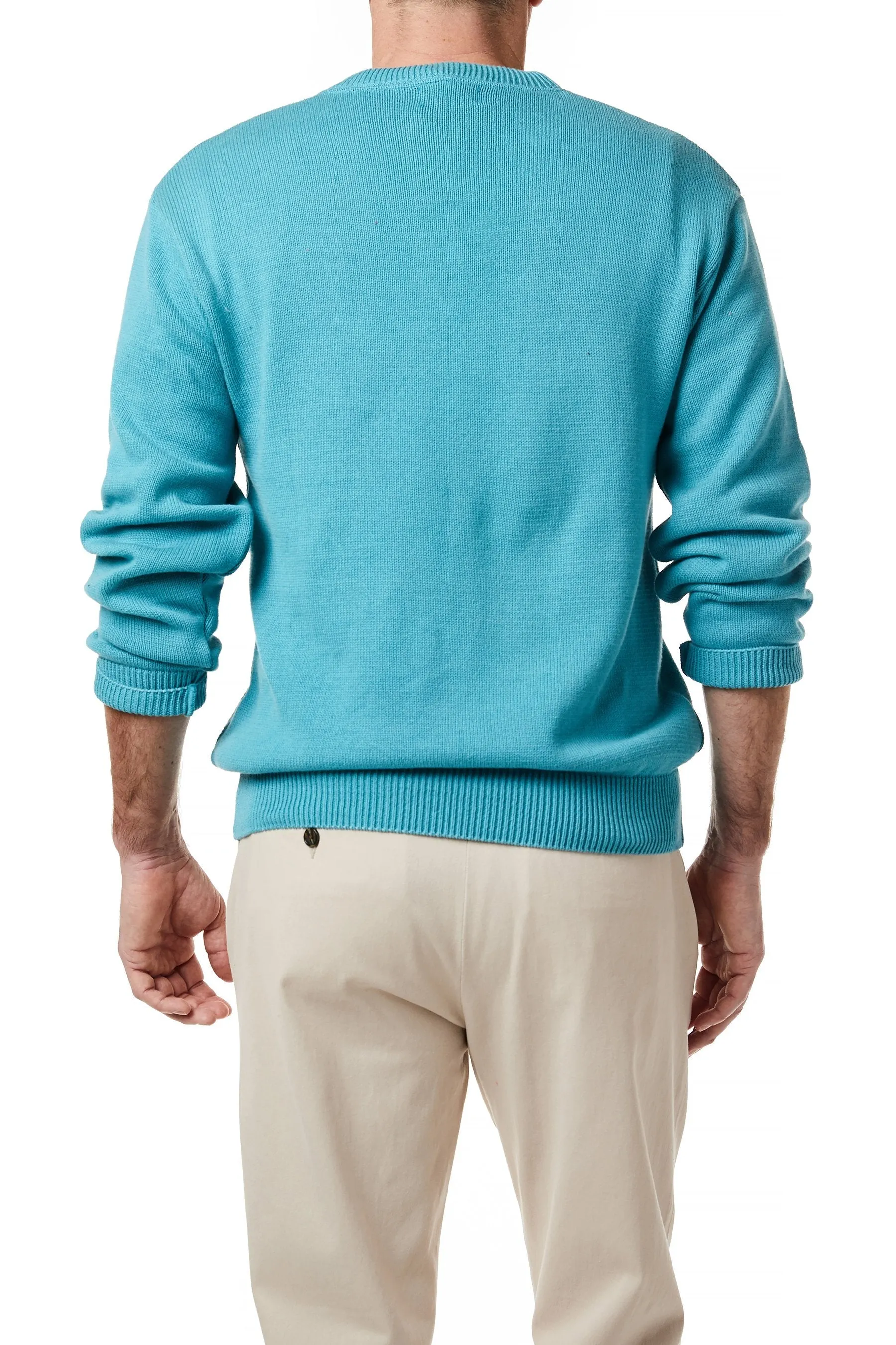 Yachtsman Crewneck Sweater Seafoam