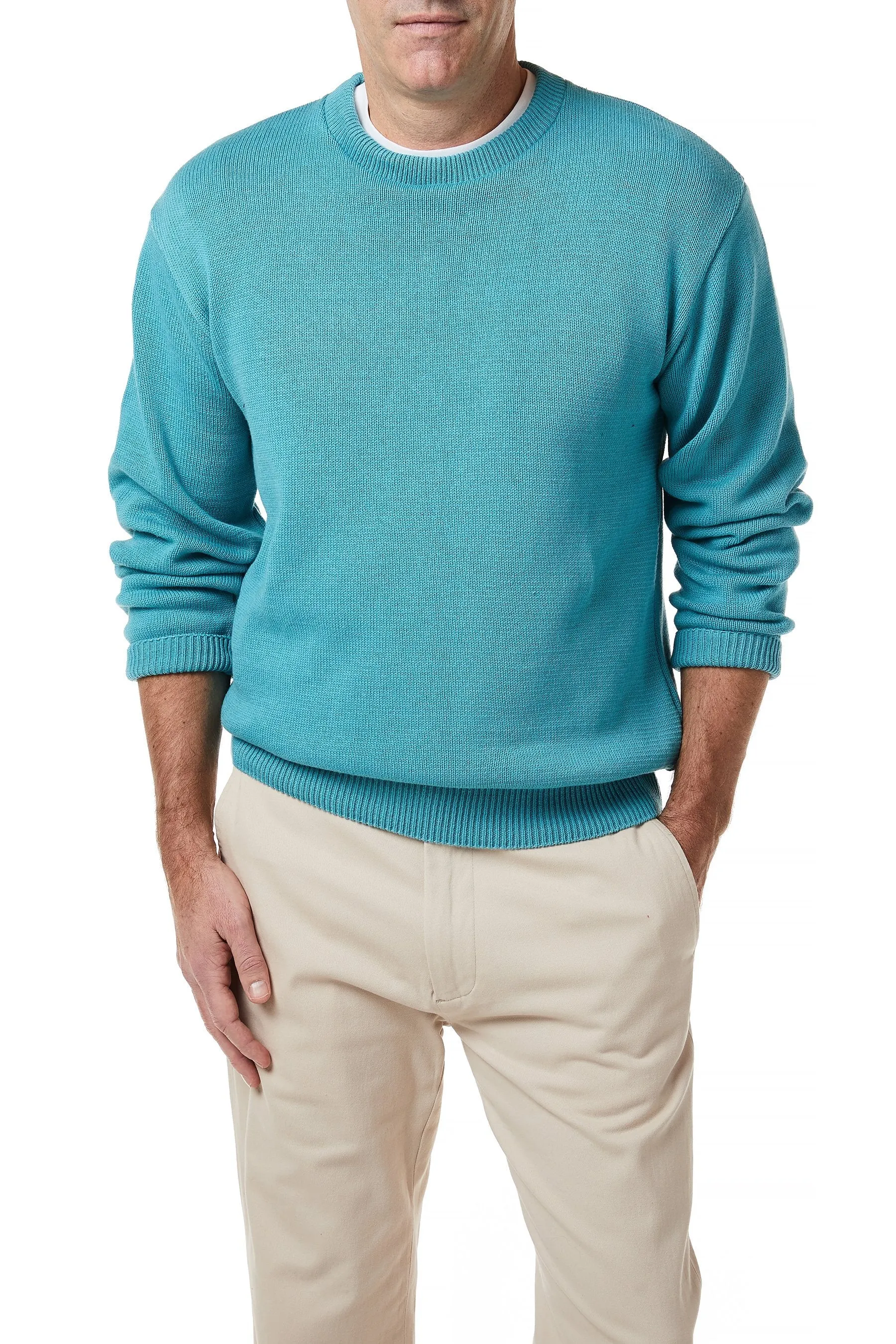 Yachtsman Crewneck Sweater Seafoam